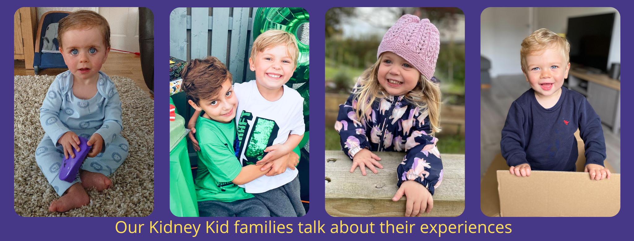 Our Kidney Kids families talk about their experiences